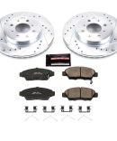 Power Stop 19-20 Hyundai Santa Fe Rear Evolution Drilled & Slotted Rotors – Pair