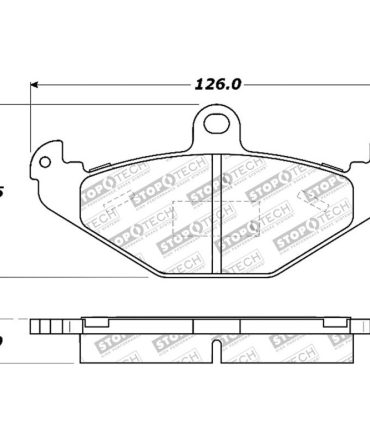 Power Stop 17-18 Mercedes-Benz C43 AMG Rear Z16 Evolution Ceramic Brake Pads