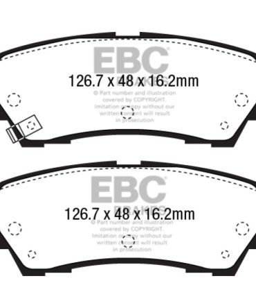 EBC 02-05 Ford Explorer 4.0 2WD Extra Duty Rear Brake Pads