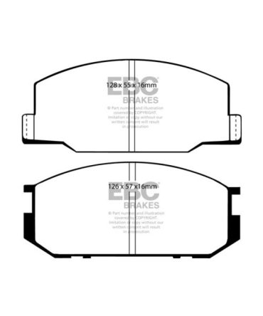 EBC 87-91 BMW M3 2.3 (E30) Front Wear Leads