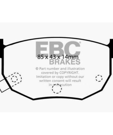 EBC 88-95 BMW 525i 2.5 (E34) Front Wear Leads