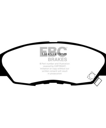 EBC 13+ Ford Escape 1.6 Turbo 2WD GD Sport Front Rotors